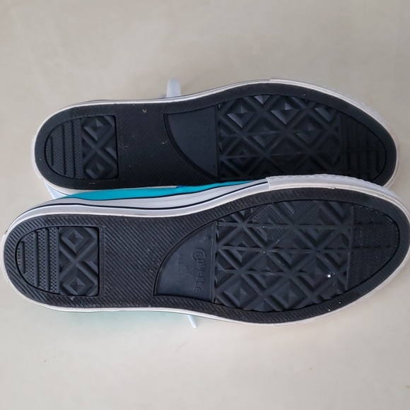 Converse double pink blue sneakers 6M - Picture 7 of 8